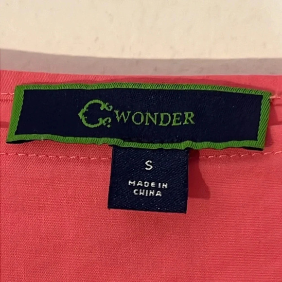 C Wonder | Babydoll oversized tiered ruffle mini dress Women’s size S stretch - Picture 5 of 7